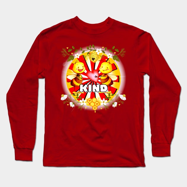 Be Kind Long Sleeve T-Shirt by awepositive